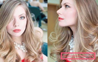 Highlighting on blond hair - fashion trends and photos