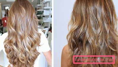 Highlighting on blond hair - fashion trends and photos