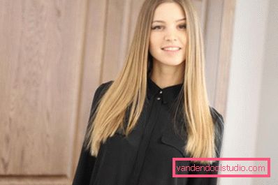 Highlighting on blond hair - fashion trends and photos