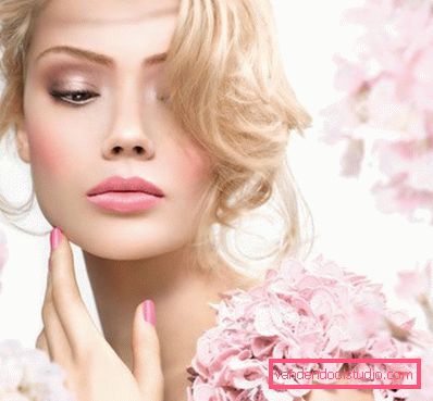 blonde in colors with cute make up blonde in colors with cute make up