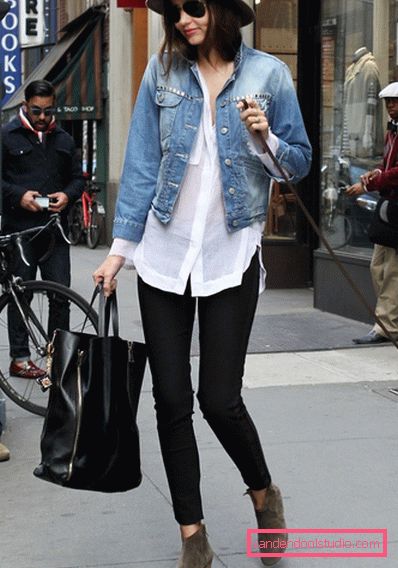 What to wear with a denim jacket