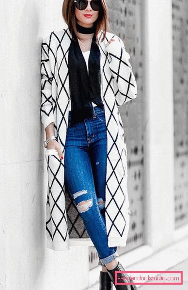 Fashionable cardigans from 2019-2020 - photos