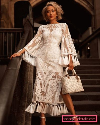 Charming ideas of midi dresses in the season 2019-2020 - fashionable images and trends