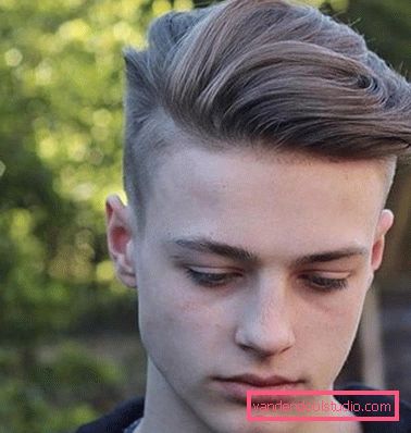 Trendy hairstyles on the side for boys with parting 2019