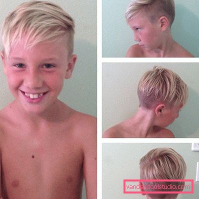 Trendy hairstyles on the side for boys with parting 2019