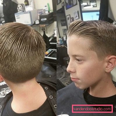 Trendy hairstyles on the side for boys with parting 2019