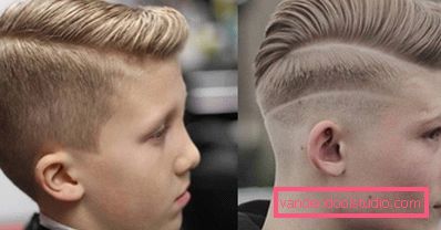 Trendy hairstyles on the side for boys with parting 2019