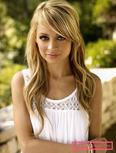 Fashion haircuts for long hair with bangs - photo