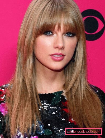 Fashion haircuts for long hair with bangs - photo