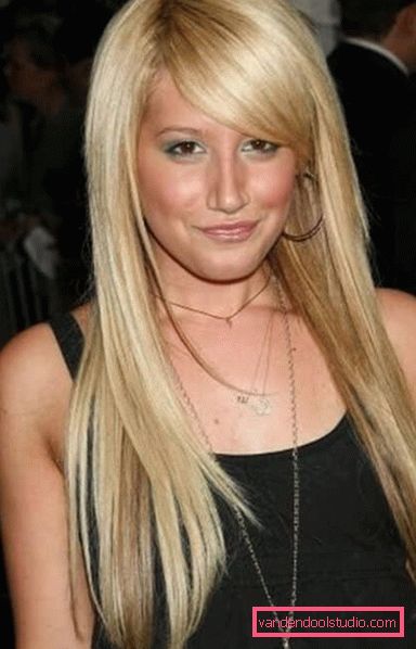 Fashion haircuts for long hair with bangs - photo