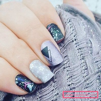 Beautiful manicure for the season autumn-winter 2019-2020