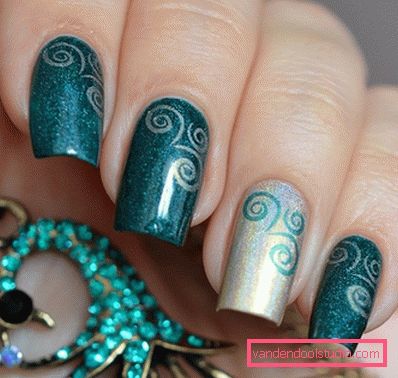 Luxurious New Year's Manicure 2020