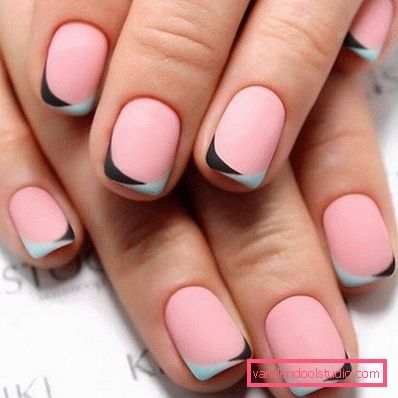 Delicate pastel manicure 2019-2020 year