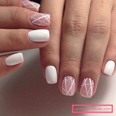 Delicate pastel manicure 2019-2020 year