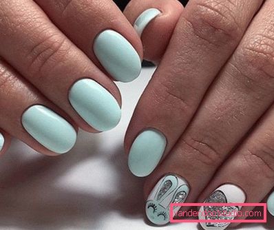 Delicate pastel manicure 2019-2020 year