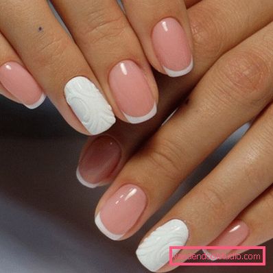 Delicate pastel manicure 2019-2020 year