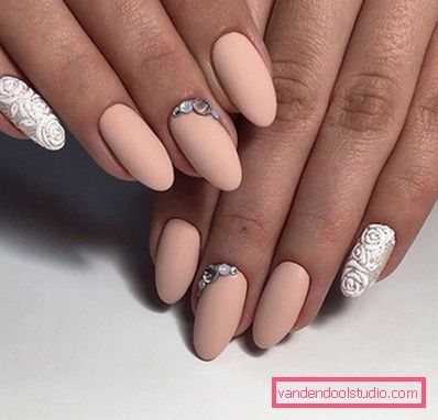 Delicate pastel manicure 2019-2020 year