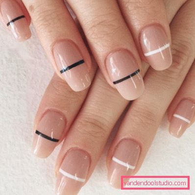 Delicate pastel manicure 2019-2020 year