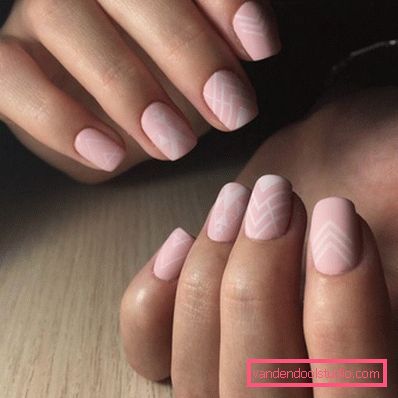 Delicate pastel manicure 2019-2020 year