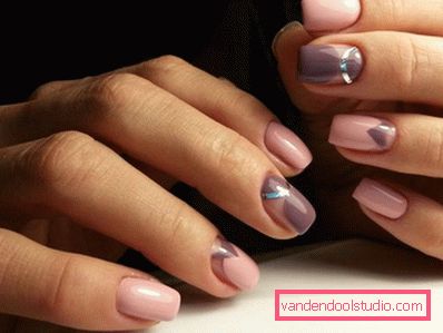 Delicate pastel manicure 2019-2020 year