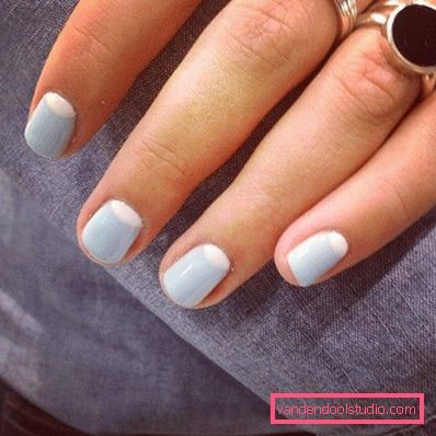 Delicate pastel manicure 2019-2020 year