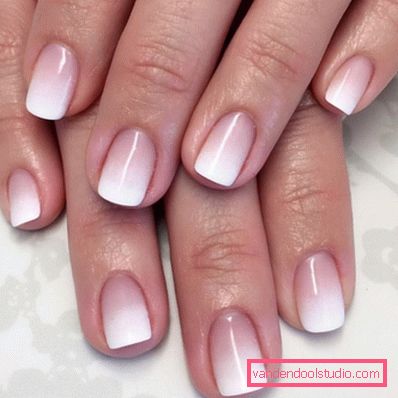 Delicate pastel manicure 2019-2020 year