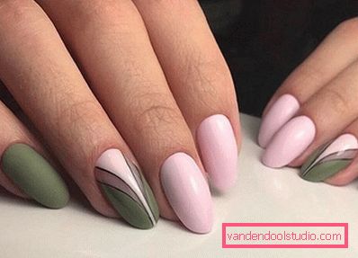 Delicate pastel manicure 2019-2020 year