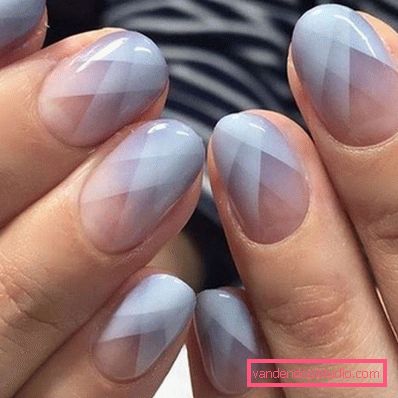 Delicate pastel manicure 2019-2020 year