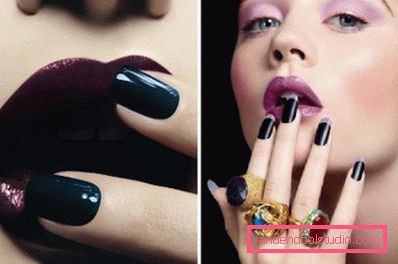 dark manicure