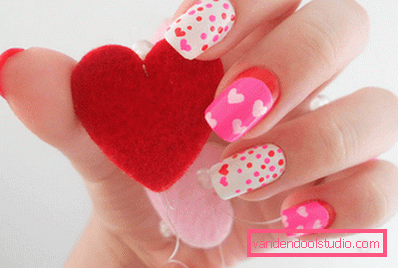 hearts in nail art