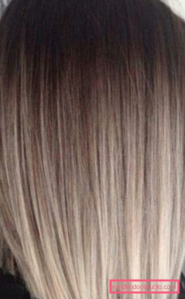 Ombre dyeing on medium hair Ombre - a new approach to hair coloring
