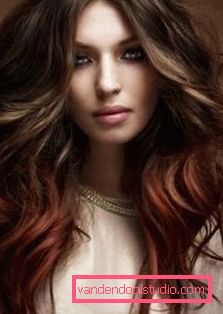 Ombre long hair dyeing Ombre - a new approach to hair coloring