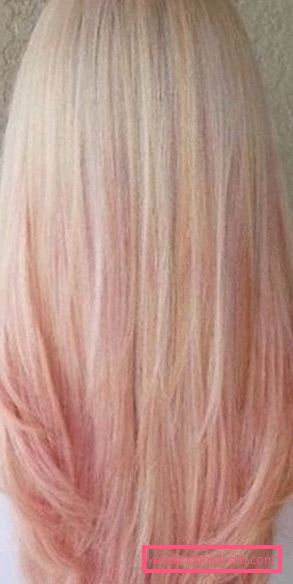Ombre long hair dyeing Ombre - a new approach to hair coloring