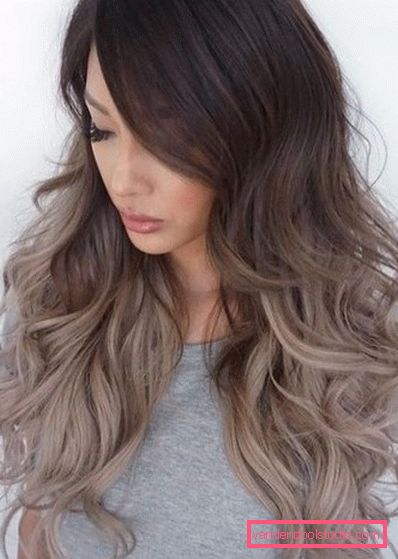 Ombre dyeing on dark hair Ombre - a new approach to hair coloring