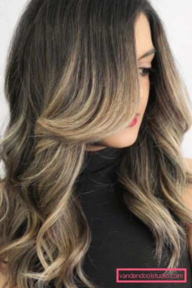 Ombre dyeing on dark hair Ombre - a new approach to hair coloring