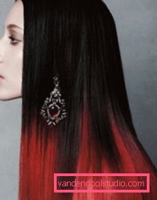 Bright Ombre for Dark Hair Ombre - a new approach to hair coloring