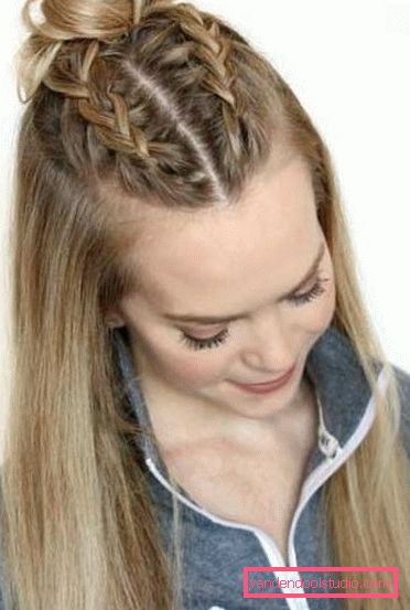 Original and simple hairstyles for teen girls