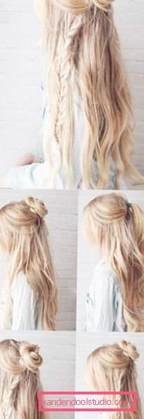 Original and simple hairstyles for teen girls