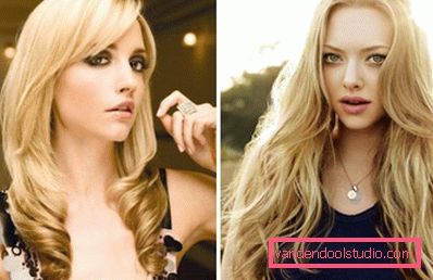 Blonde shades - we select the desired shade