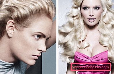 Blonde shades - we select the desired shade