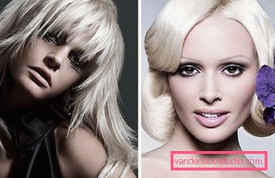 Blonde shades - we select the desired shade