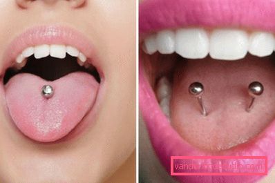 Tongue piercing Tongue piercing