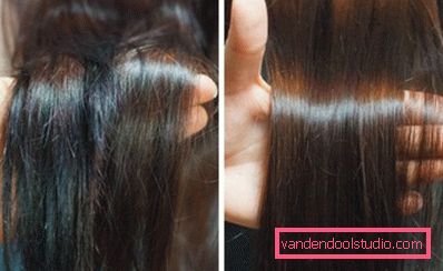 Polishing (grinding) hair - we remove split ends