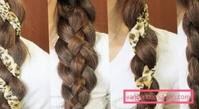 Step by step scheme of weaving braids from 4 strands - hairstyles with four-strand braids
