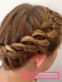 Step by step scheme of weaving braids from 4 strands - hairstyles with four-strand braids