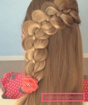 Step by step scheme of weaving braids from 4 strands - hairstyles with four-strand braids