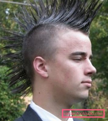 Mohawk hairstyle Mogawk hairstyle - men's and women's creative haircut