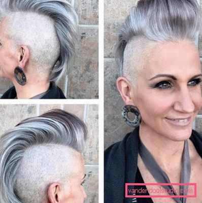 Mohawk hairstyle Mogawk hairstyle - men's and women's creative haircut