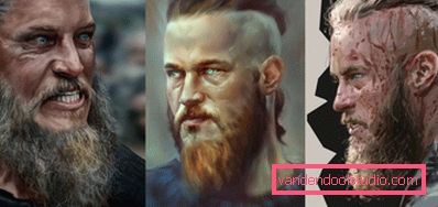 Hair Ragnar Lodbroka from the TV series 