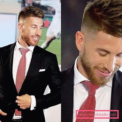 Haircut Sergio Ramos 2018 - a new haircut for a football player at the World Championships